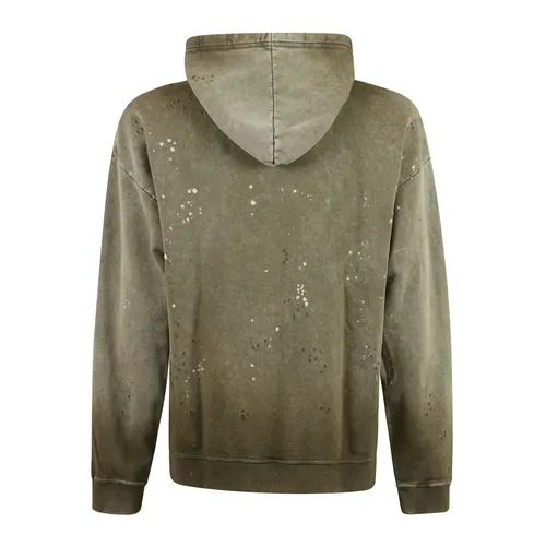 Olive Green Cotton Hoodie - Dsquared2 - Modalova