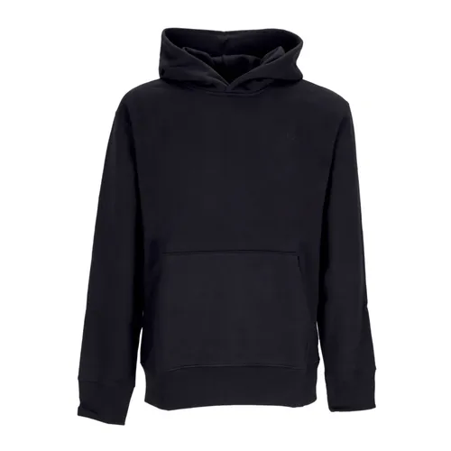 Black Hoodie with Kangaroo Pocket - Adidas - Modalova