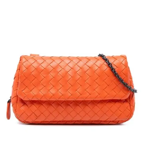 Pre-owned Leather Shoulder Bag - Bottega Veneta Vintage - Modalova