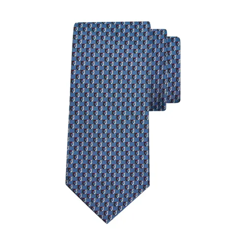 Gancini Jacquard Tie - Ferragamo - Modalova