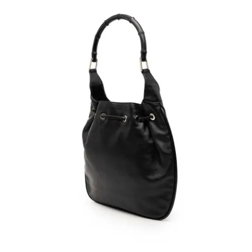 Borsa a secchiello con manico in bamboo Pre-owned - Gucci Vintage - Modalova