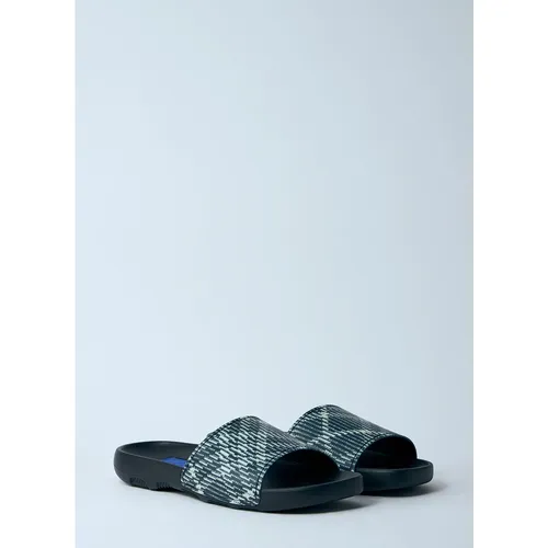 Check Motif Slides - Burberry - Modalova