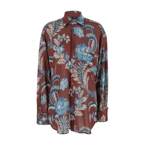 Camisa Oversize Estampada - Etro - Modalova