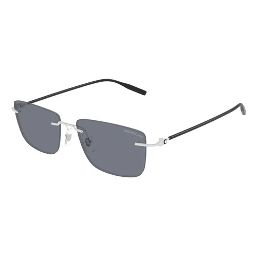 Rectangular Sunglasses - Montblanc - Modalova