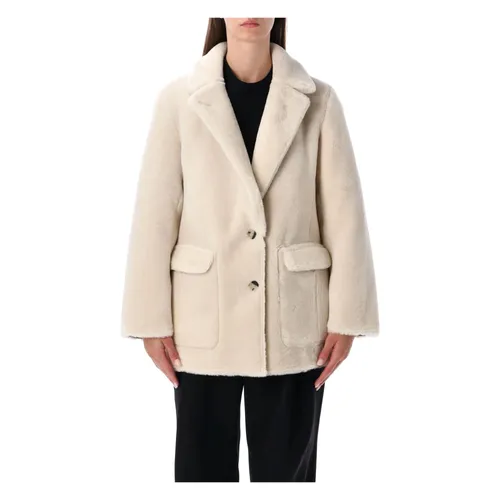 Reversible faux fur coat - Urbancode - Modalova