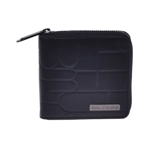 Wallet with Zip and Monogram - Baldinini - Modalova