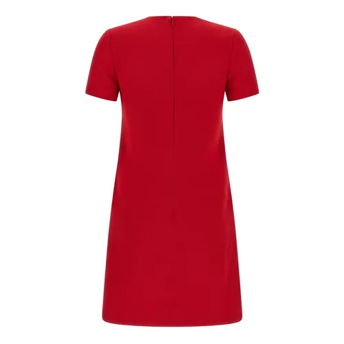 Solid Crepe Couture Mini Dress - Valentino Garavani - Modalova