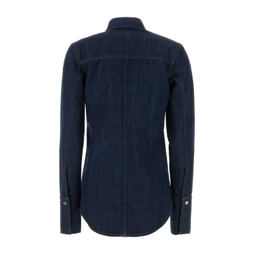 Cotton Sharp Collar Shirt - Ami Paris - Modalova