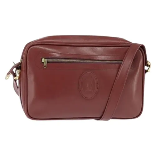 Pre-owned Leather Shoulder Bag - Cartier Vintage - Modalova