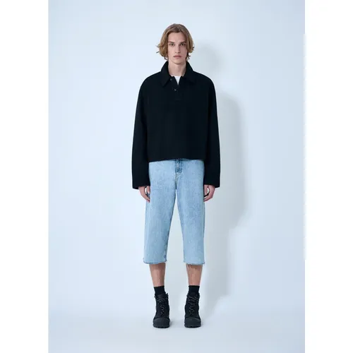 Wool Blend Polo Sweater - Rier - Modalova