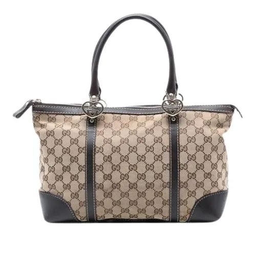 Pre-owned Canvas Tote - Gucci Vintage - Modalova