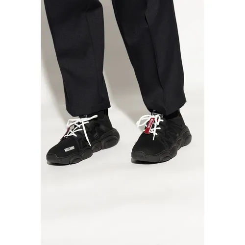 Sneakers with logo - Moschino - Modalova