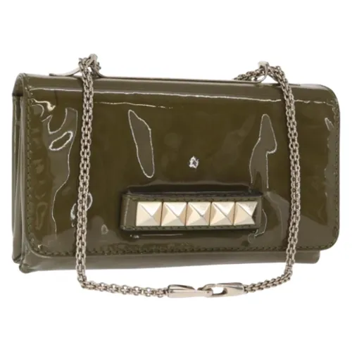 Pre-owned Coated Canvas Shoulder Bag - Valentino Vintage - Modalova