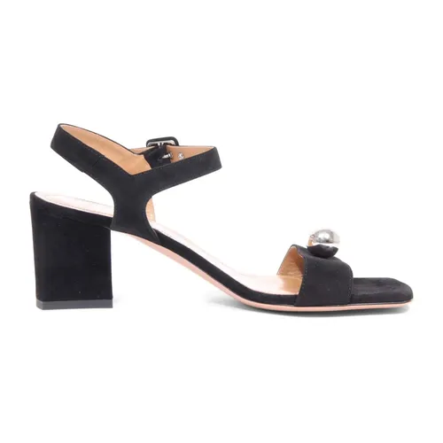 Black Suede Sandal - A. Bocca - Modalova