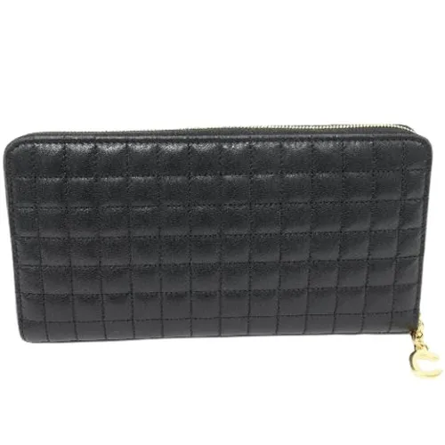 Pre-owned Leather Wallet - Celine Vintage - Modalova