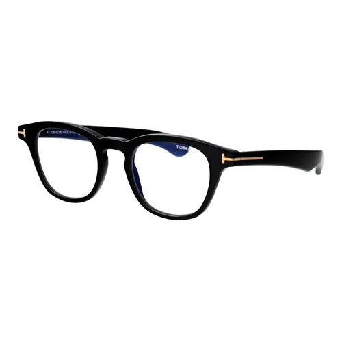 Blue Block Round Opticals - Tom Ford - Modalova