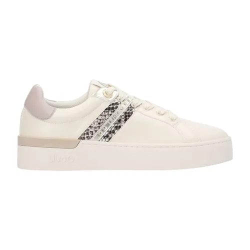 Python Print Studded Glitter Sneakers - Liu Jo - Modalova
