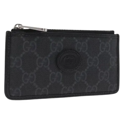 Pre-owned Vintage Canvas Wallet - Gucci Vintage - Modalova