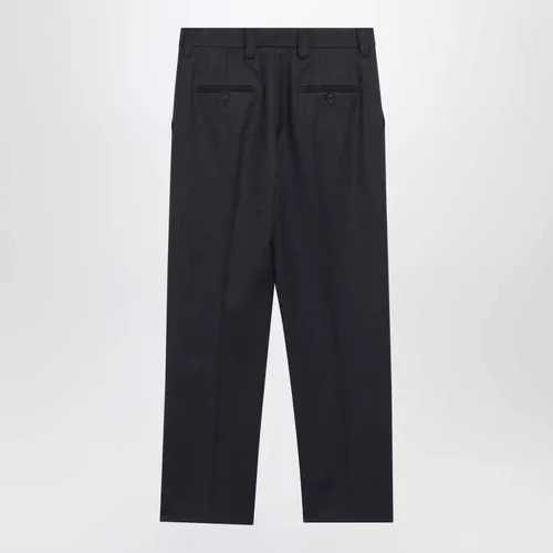 Anthracite Regular Pants - Prada - Modalova