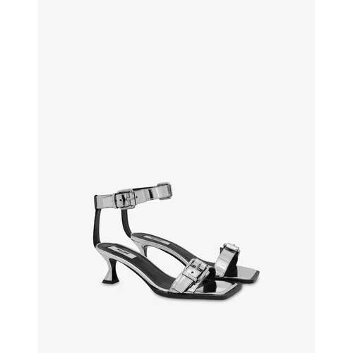 Mirror effect sandals - Moschino - Modalova