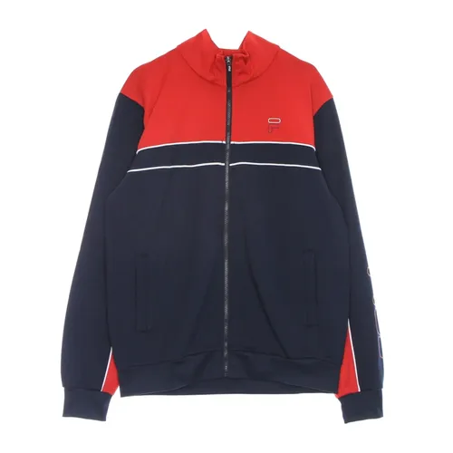Track Jacket Black/Red Stylish Comfortable - Fila - Modalova