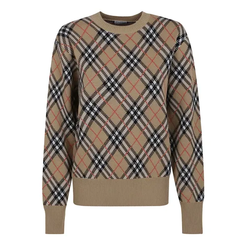 Brown Sweater Aw25 Luxury Comfort - Burberry - Modalova