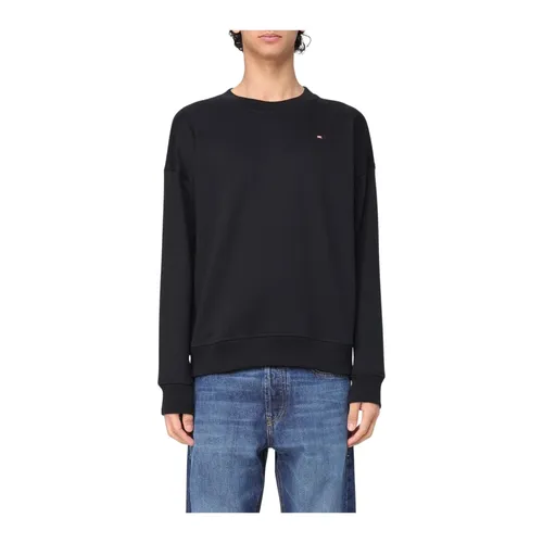 Felpa Girocollo con Dettaglio Logo - Diesel - Modalova