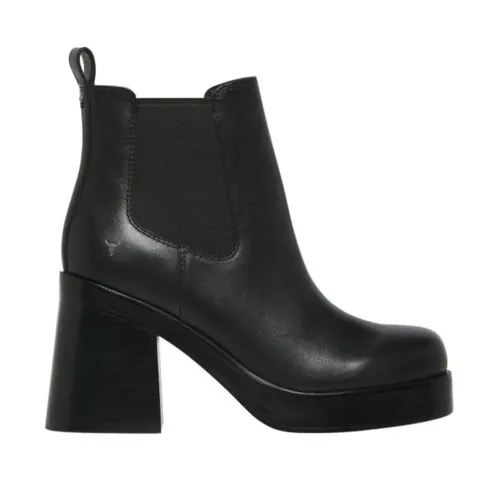 Black Leather Ankle Boots - Windsor Smith - Modalova