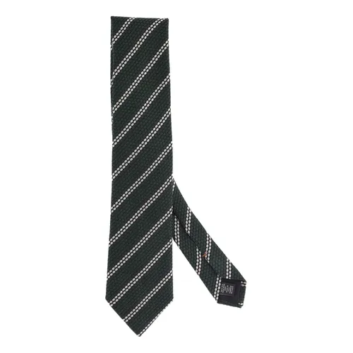 Silk Striped Tie - Zegna - Modalova
