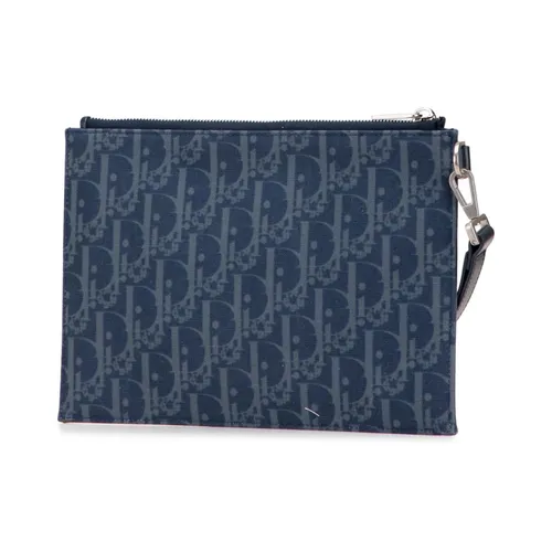 Pre-owned Printed Zip Pouch - Dior Vintage - Modalova