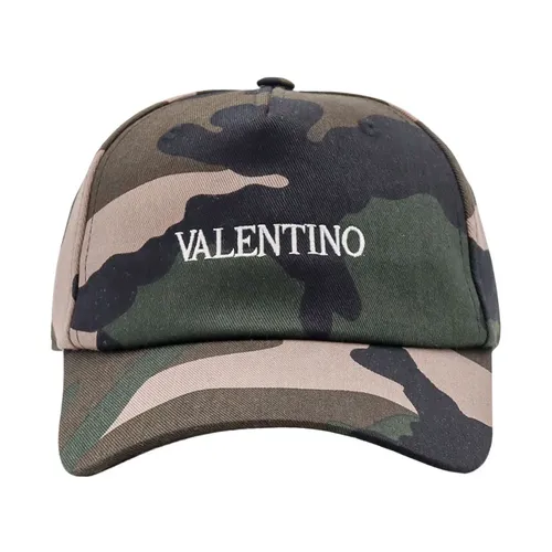 Green Hat with Adjustable Strap - Valentino Garavani - Modalova