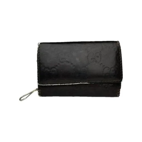 Pre-owned Leather Key Holder - Gucci Vintage - Modalova