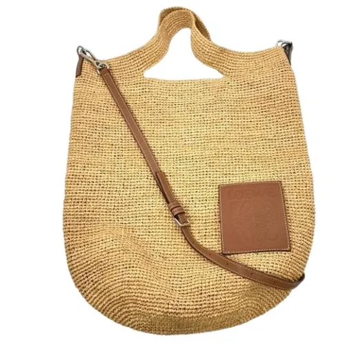 Pre-owned Raffia Tote Bag - Loewe Pre-owned - Modalova