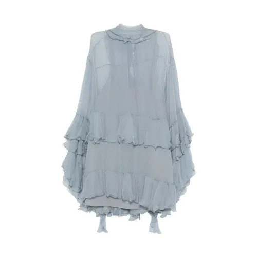 Silk Short Dress - Chloé - Modalova
