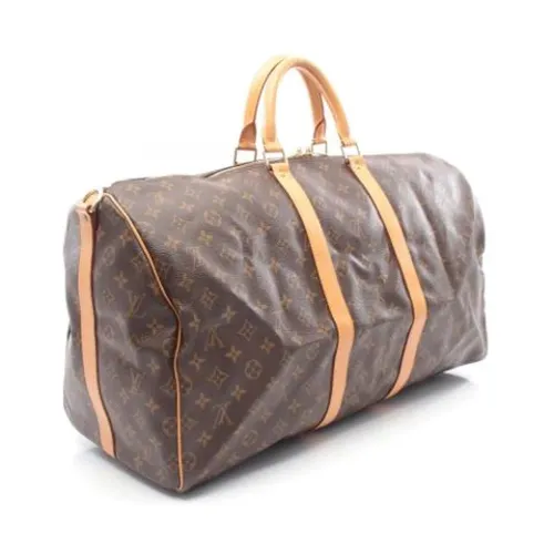 Pre-owned Keepall Bandoulière 55 Boston Bag - Louis Vuitton Vintage - Modalova