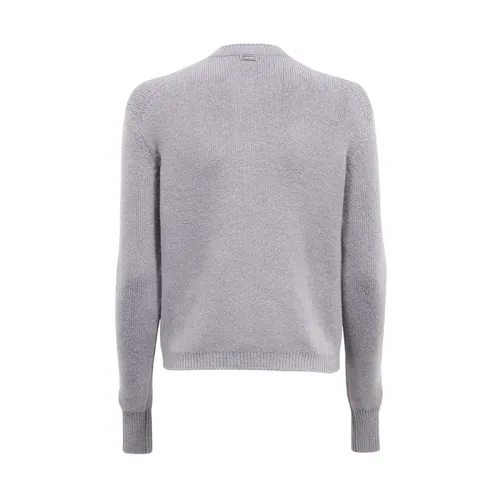 Ribbed Cashmere Cardigan - Ferragamo - Modalova