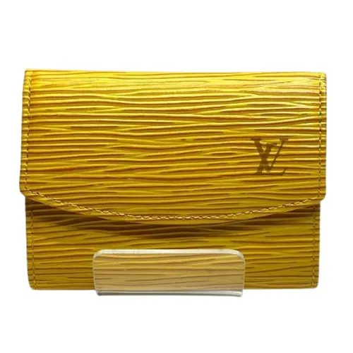 Pre-owned Leather Wallet - Louis Vuitton Vintage - Modalova