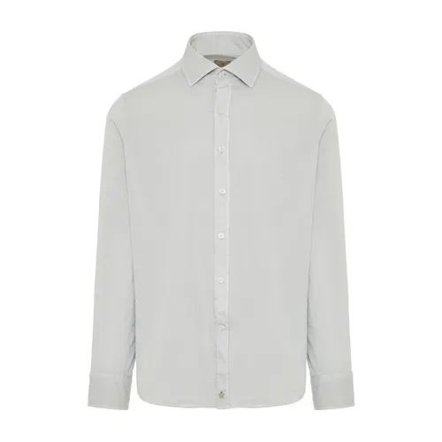 Italian Cotton Shirt with Elastane - Sonrisa - Modalova