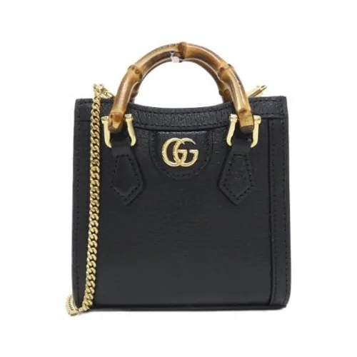 Pre-owned Leather Mini Bag - Gucci Vintage - Modalova