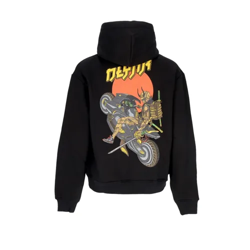 Black Knight Hoodie with Kangaroo Pocket - Dolly Noire - Modalova