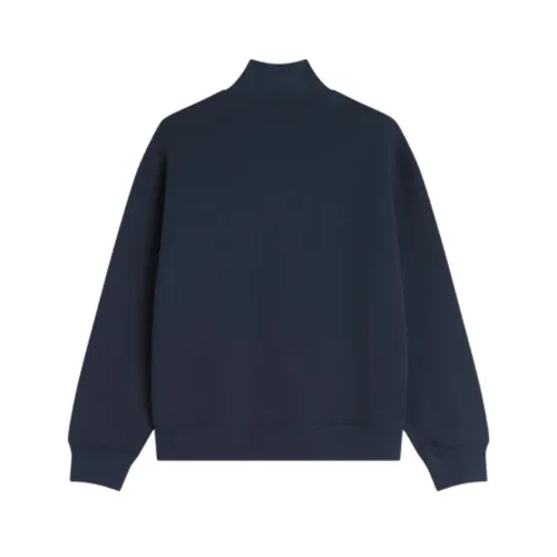 Fox Head Zipped Regular Sweatshirt - Maison Kitsuné - Modalova