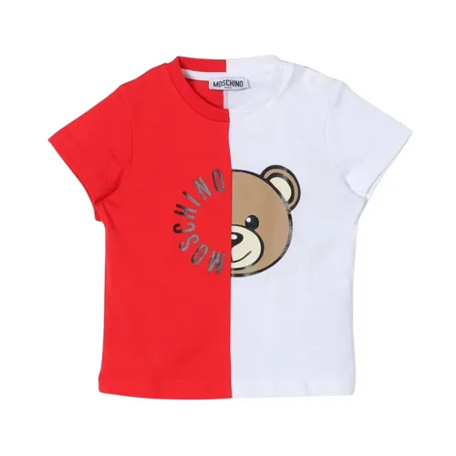 Cute Teddy Bear Tee for Kids - Moschino - Modalova