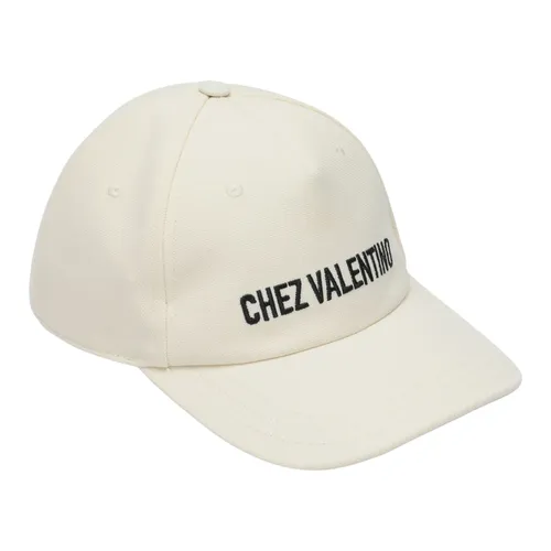 White Visor Hat - Valentino - Modalova