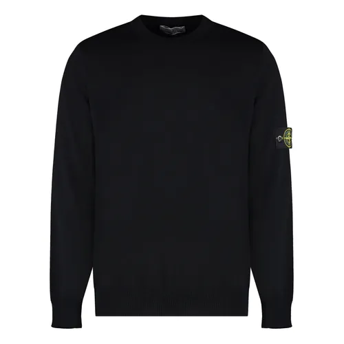 Virgin Wool Crew-Neck Sweater - Stone Island - Modalova
