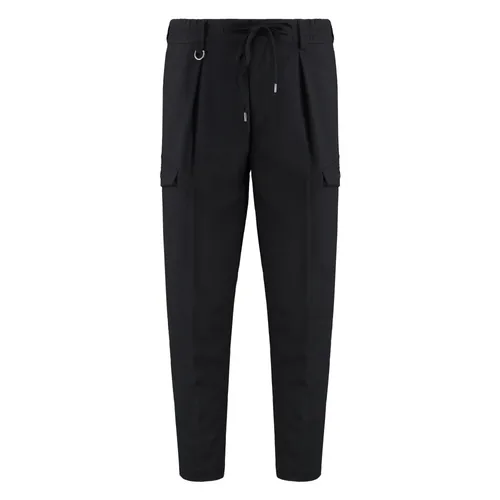 Viscose Blend Trousers - Paolo Pecora - Modalova