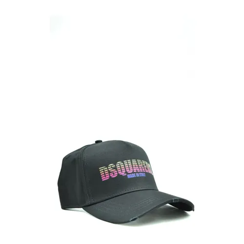 Black Cotton Hats Made in CN - Dsquared2 - Modalova