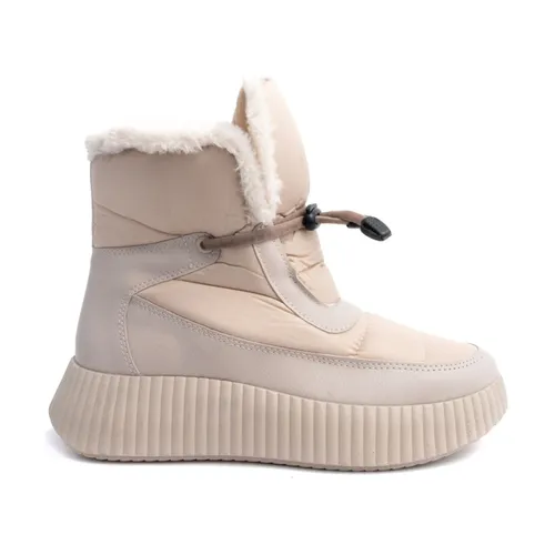Beige Ankle Boots - Endless - Modalova