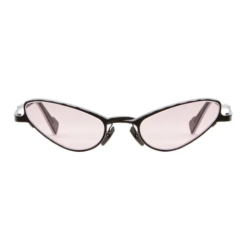 Modern Oval Cat-Eye Sunglasses Black - Kuboraum - Modalova