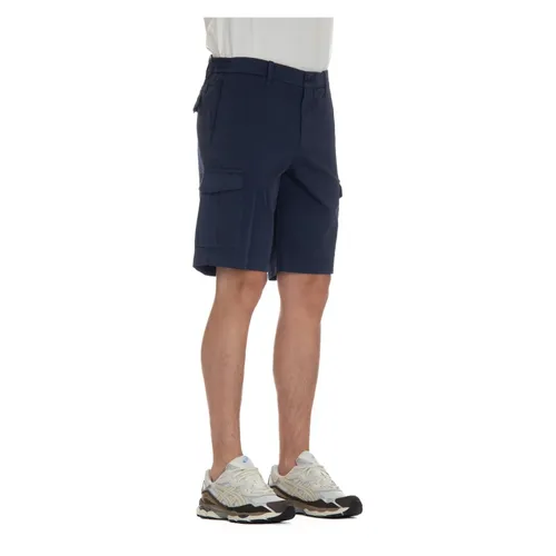 Blue Shorts with Zipper and Button - Eleventy - Modalova