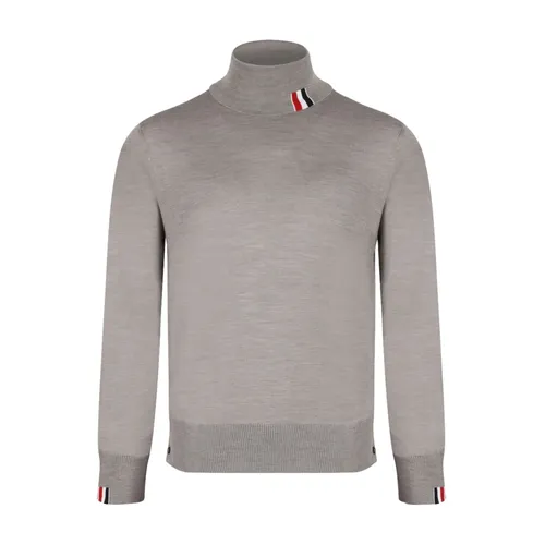 Beige Fine Knit Jumper - Thom Browne - Modalova